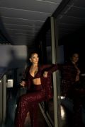 PUL PAYET 3 LÜ TAKIM - CEKET-BÜSTİYER-PANTOLON - Bordo resmi